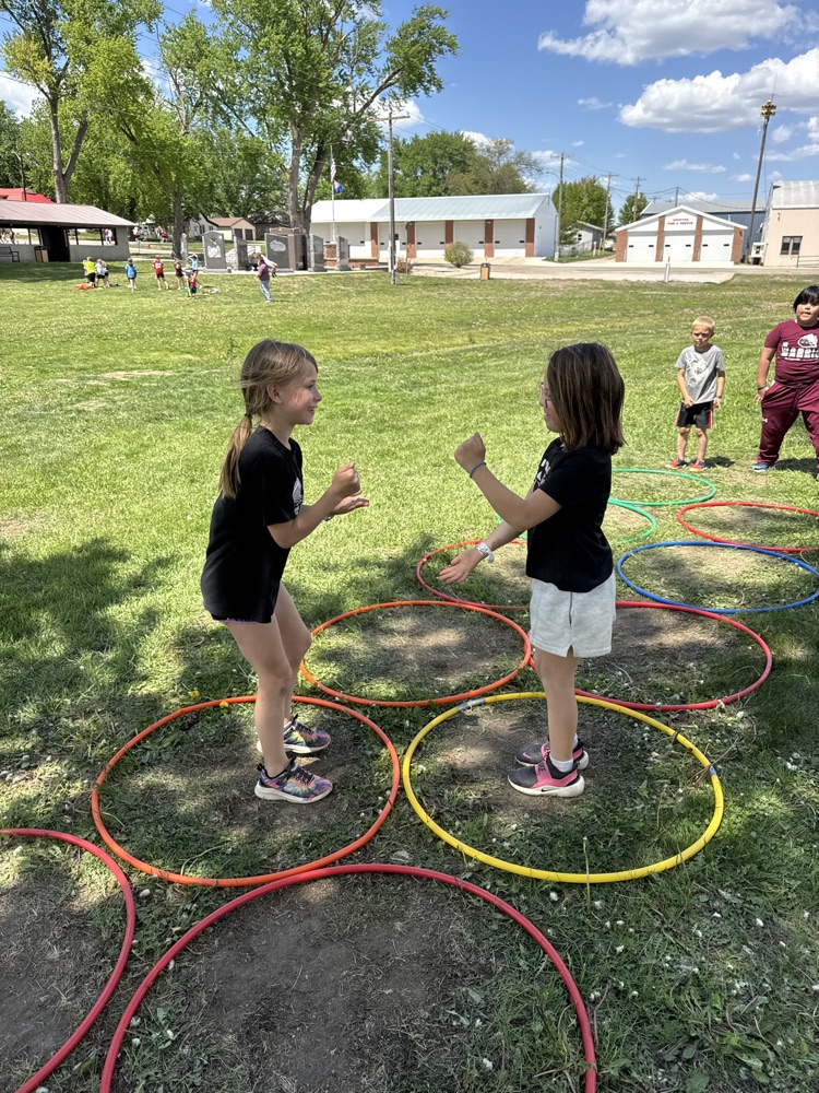 Rock Paper Scissors Hula Hoop Race