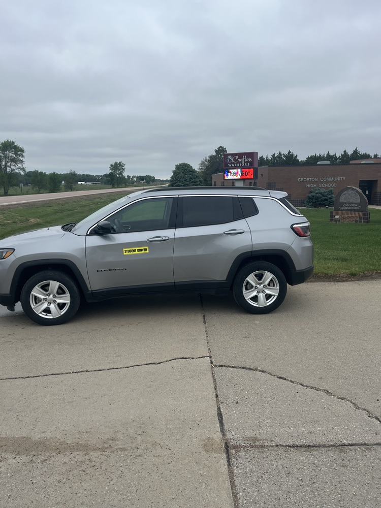 Driver‘s education vehicle donated by Broadway Chrysler