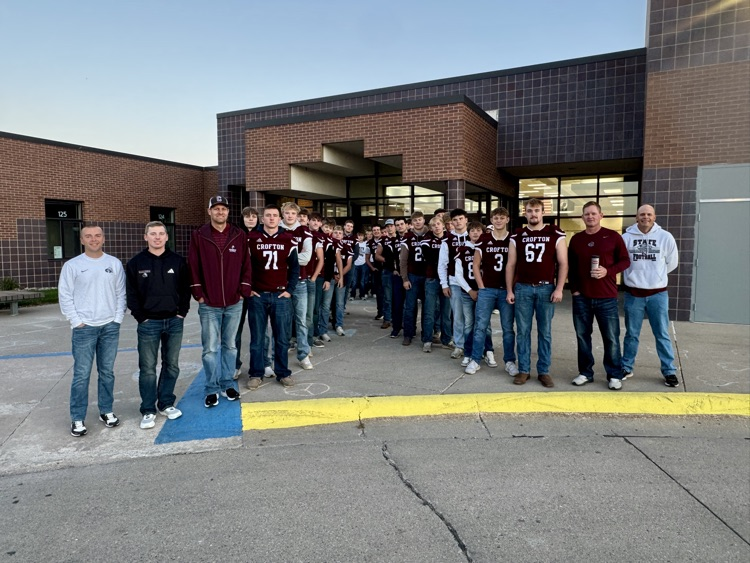 Crofton football team for High Five Friday