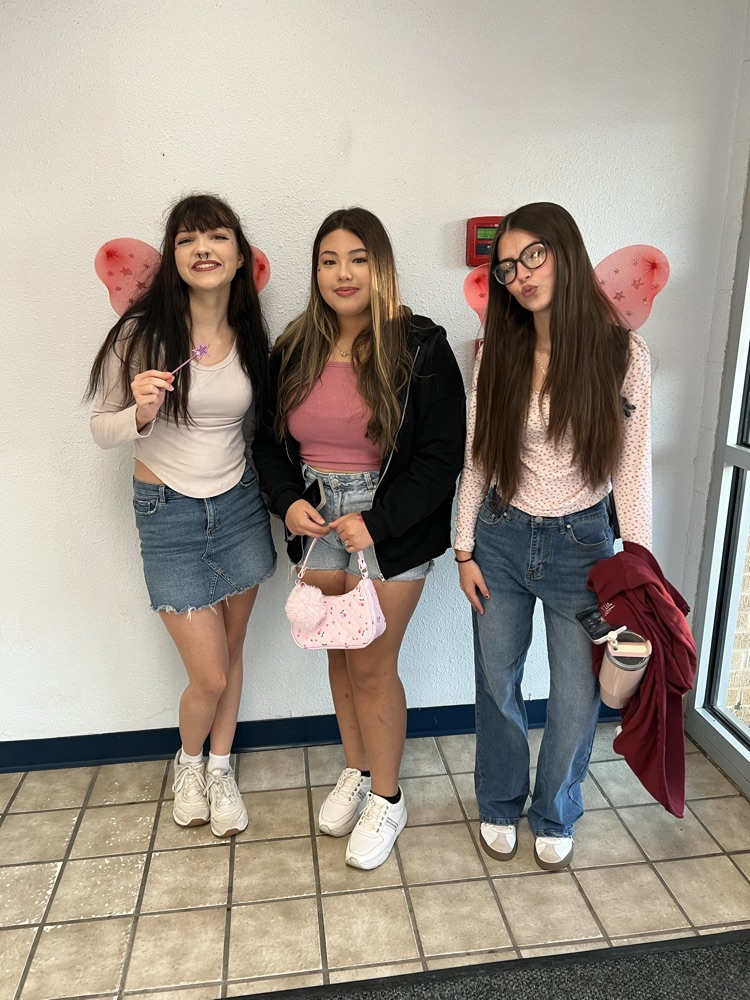 spirit week! Twinning Without A Reason. here are a few cherries & fairies 😃