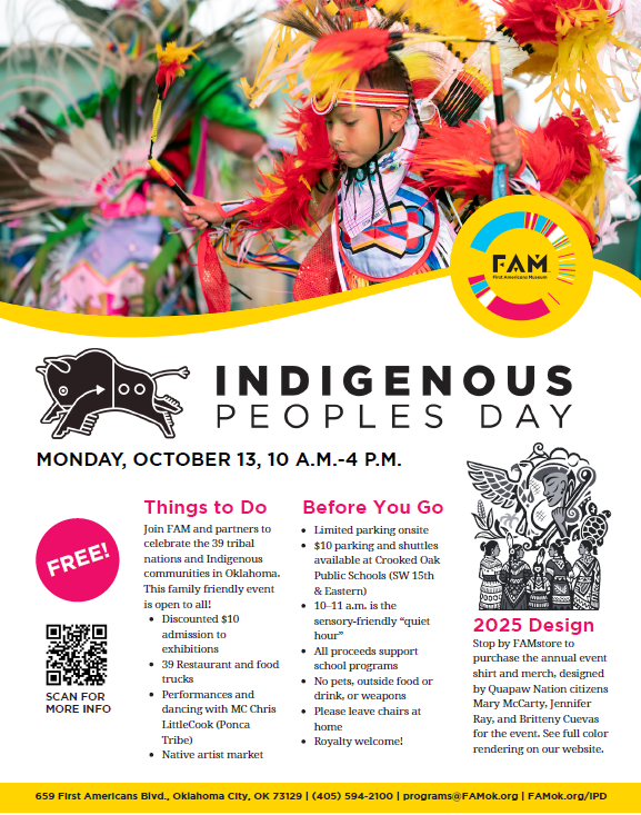 flier for Indigenous People's day