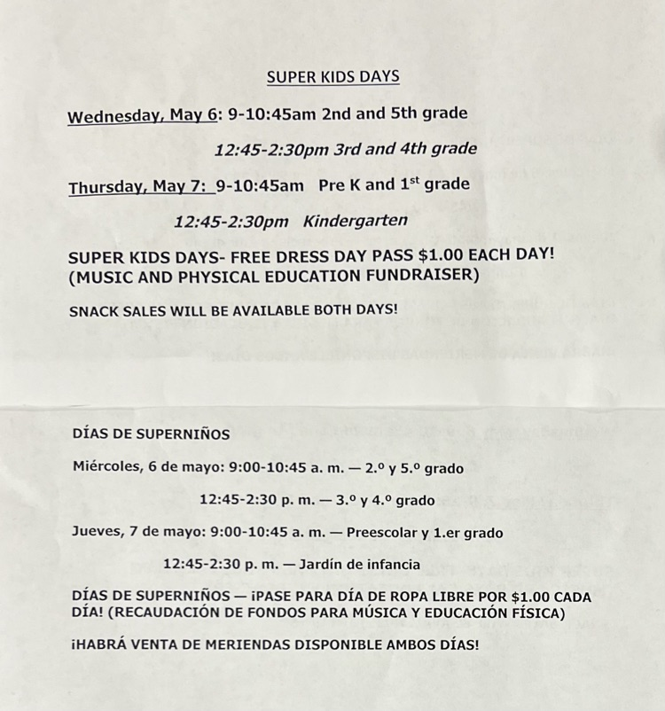 SUPER KIDS DAYS
