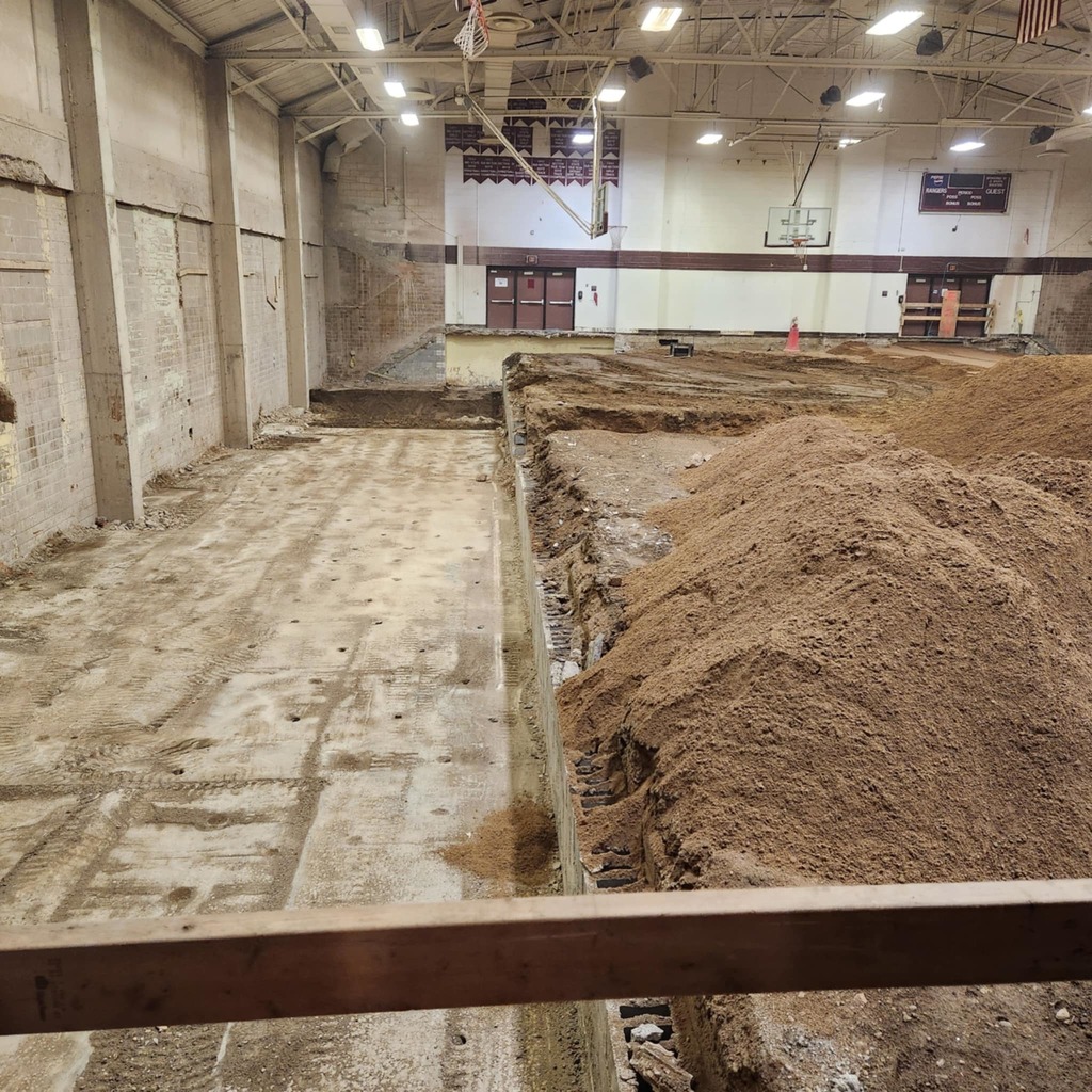 the woock gym with no bleachers