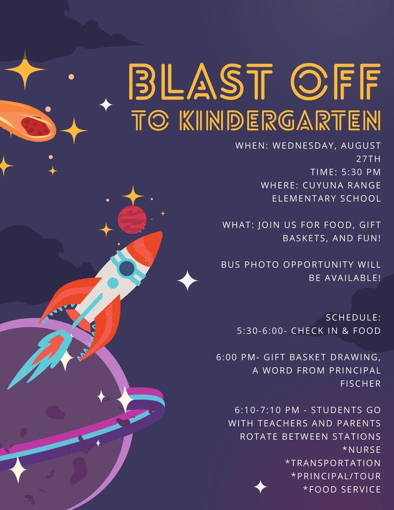 Kindergarten blast off 2025