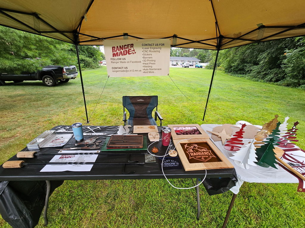 ranger made booth at soo line depot