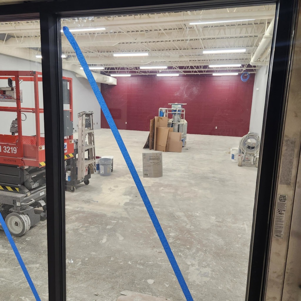 cardio room painted