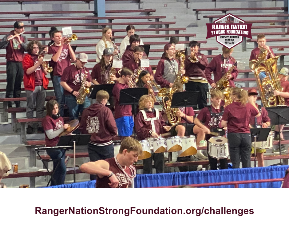 years past go to rangernationstrongfoundation.org with our pepband in the bachground