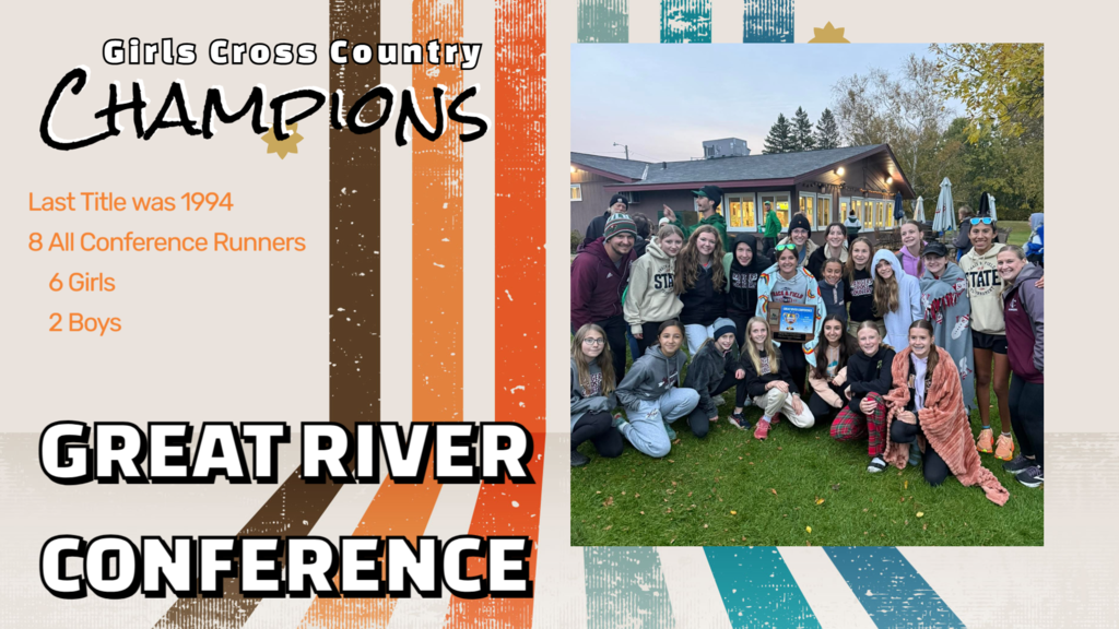 Girls cross country team great river conference champs since 1984