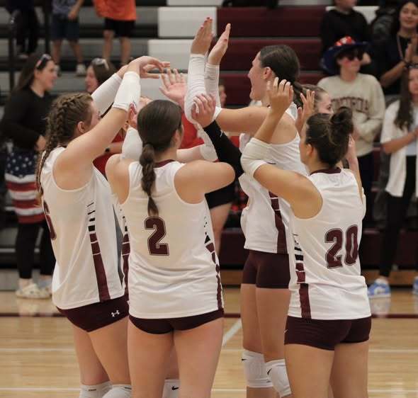 volleyball team winning conference