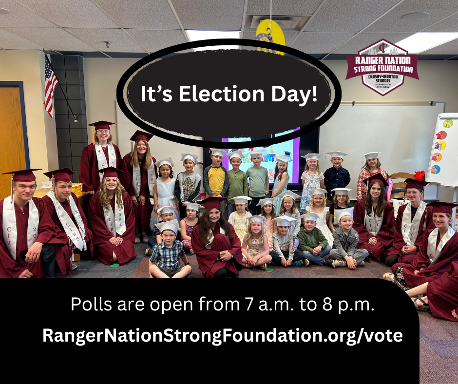 Its election day get out and vote!