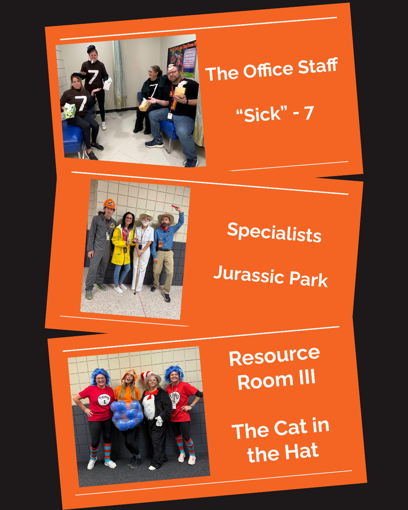 CRES Staff dress as The Cat in the Hat, Jurassic Park, the office staff is Sick-7