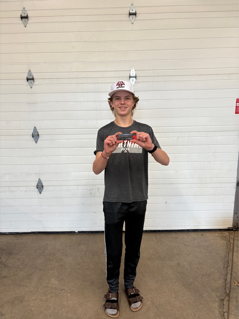 Male student who is the welder of the week!