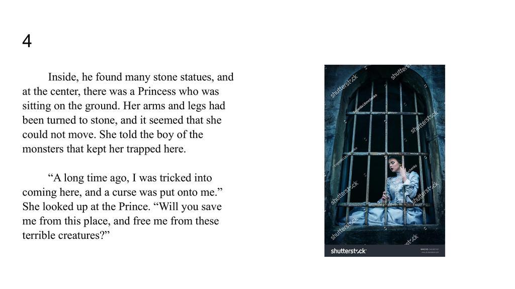 The story doesn't end here but this is how the prince's ring spoke to him and found the princess