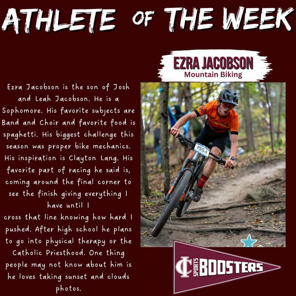 Ezra Jacosbson AOTW in Mtn biking