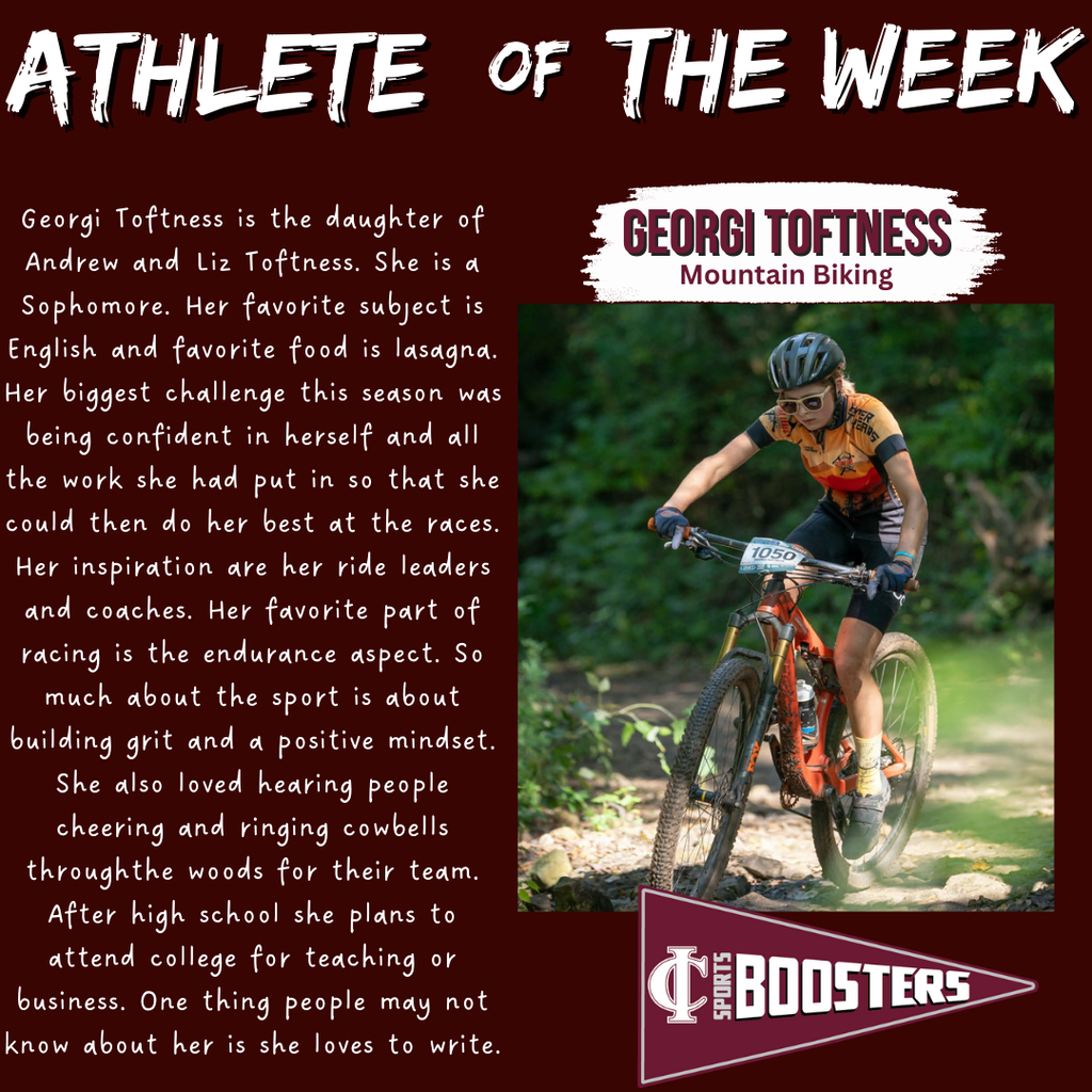 Georgi Toftness AOTW Mtn biking