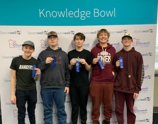 1st place knowledge bowl team JH