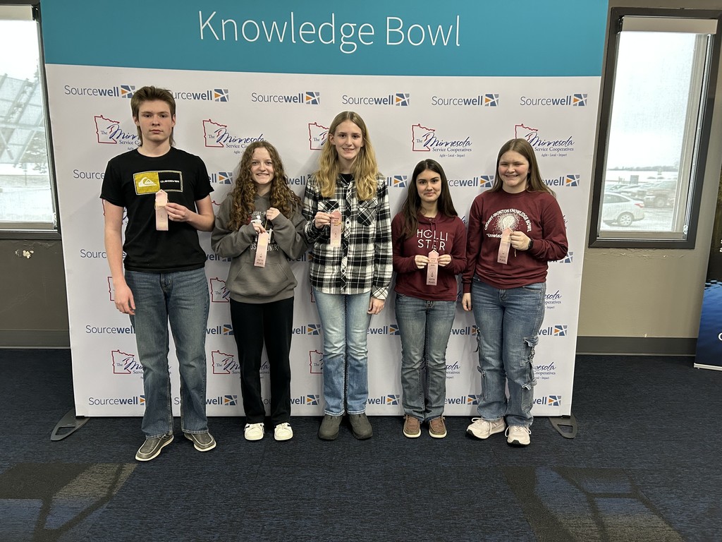 5th place knowledge bowl team at CLC