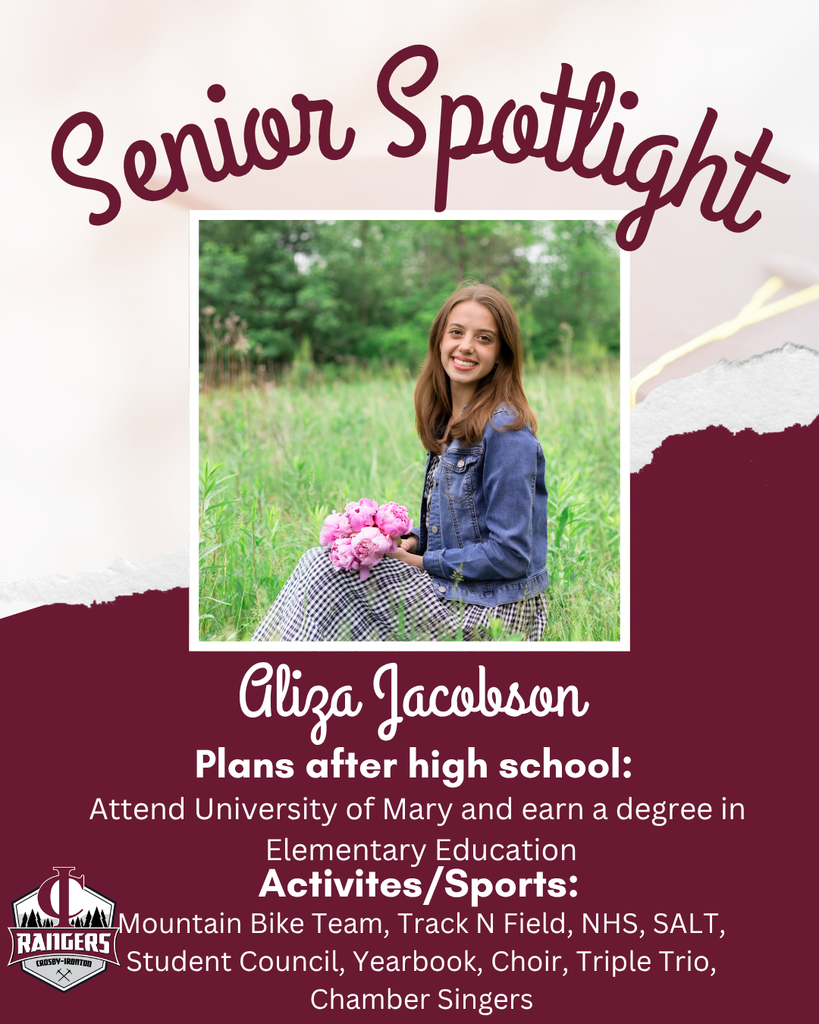 Aliza Jacobson Senior Spotlight Class of 2026