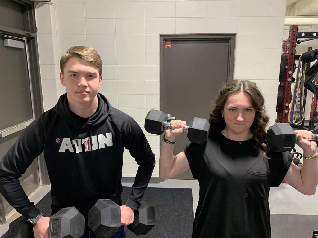strength athletes of the week- Wyatt and Emma