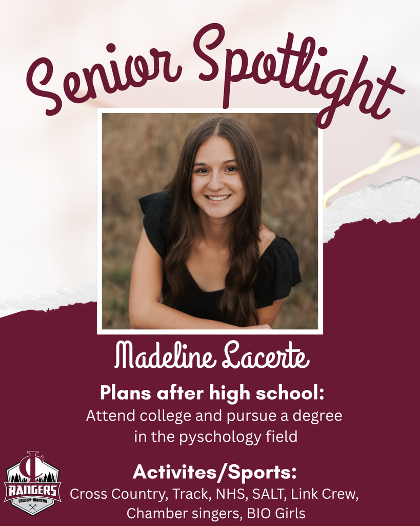 Class of 2026 Senior Spotlight Madeline Lacerte