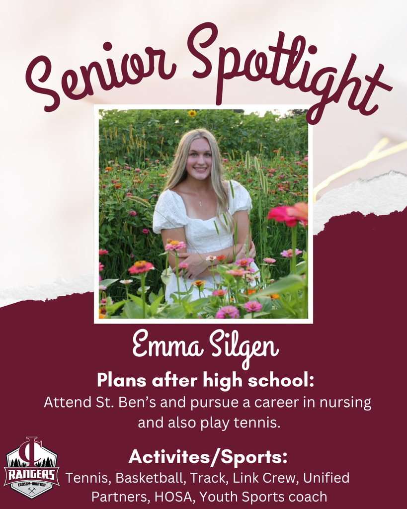 Class of 2026 senior spotlight Emma Silgen