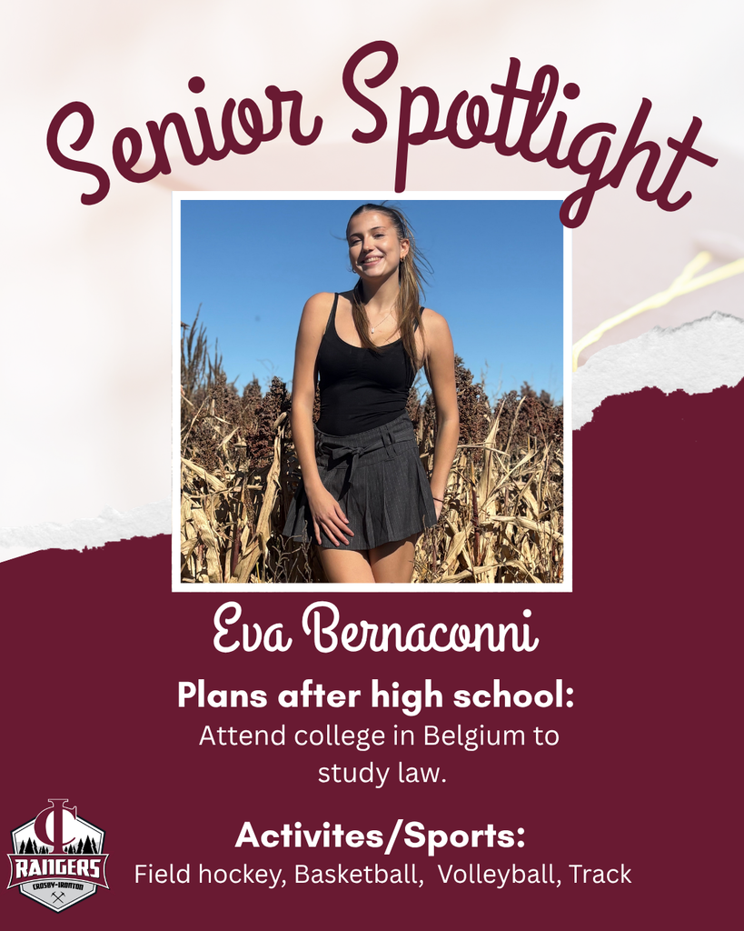Class of 2026 senior spotlight Eva Bernaconni