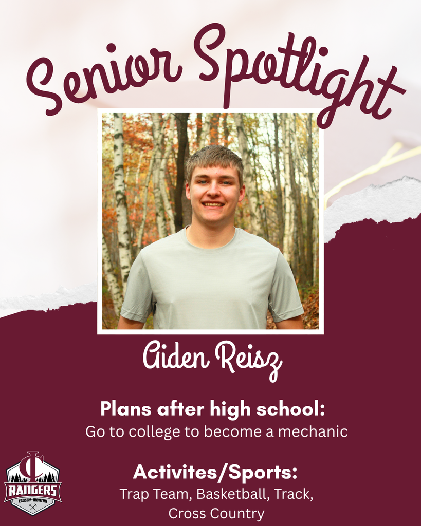 Class of 2026 senior spotlight Aiden Reisz