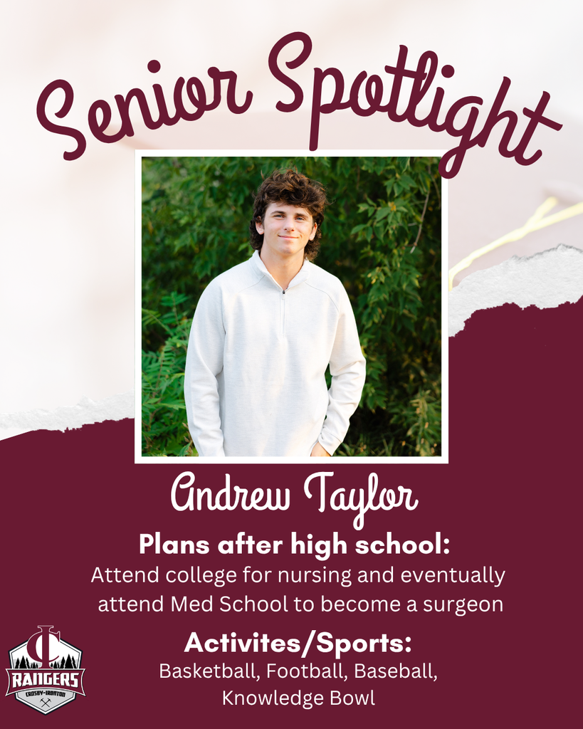 Class of 2026 Senior Spotlight Andrew Taylor
