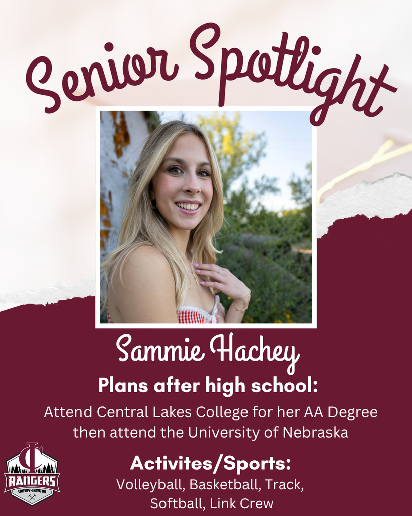 Class of 2026 senior spotlight Sammie Hachey
