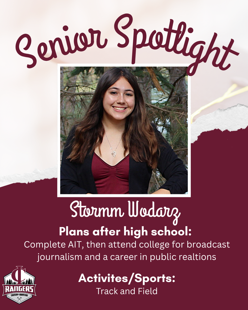 Class of 2026 senior spotlight Stormm Wodarz