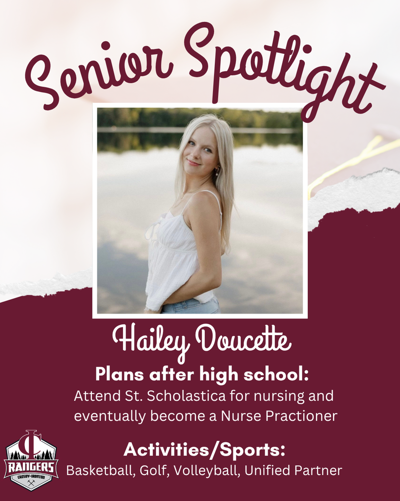 class of 2026 senior spotlight Hailey Doucette