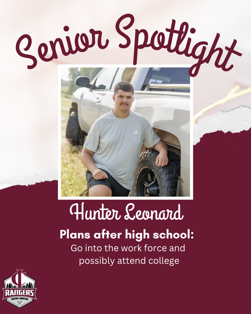 class of 2026 senior spotlight Hunter Leonard