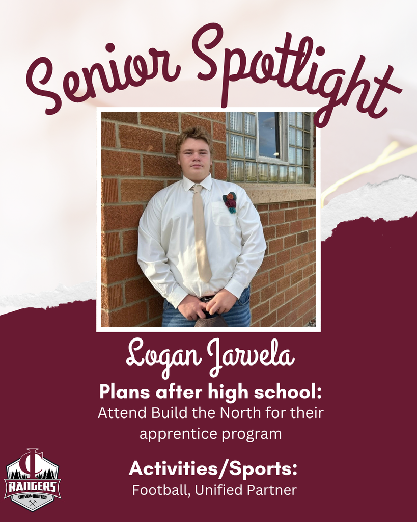 Class of 2026 senior spotlight Logan Jarvela