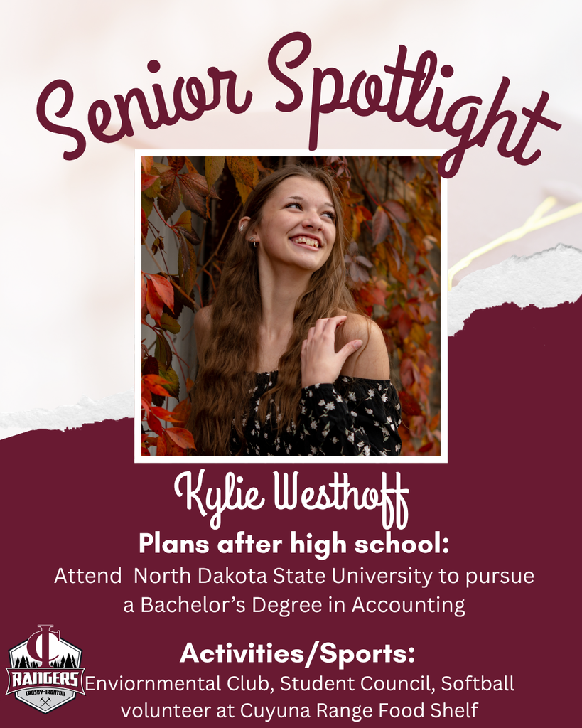 Class of 2026 senior spotlight Kylie Westhoff