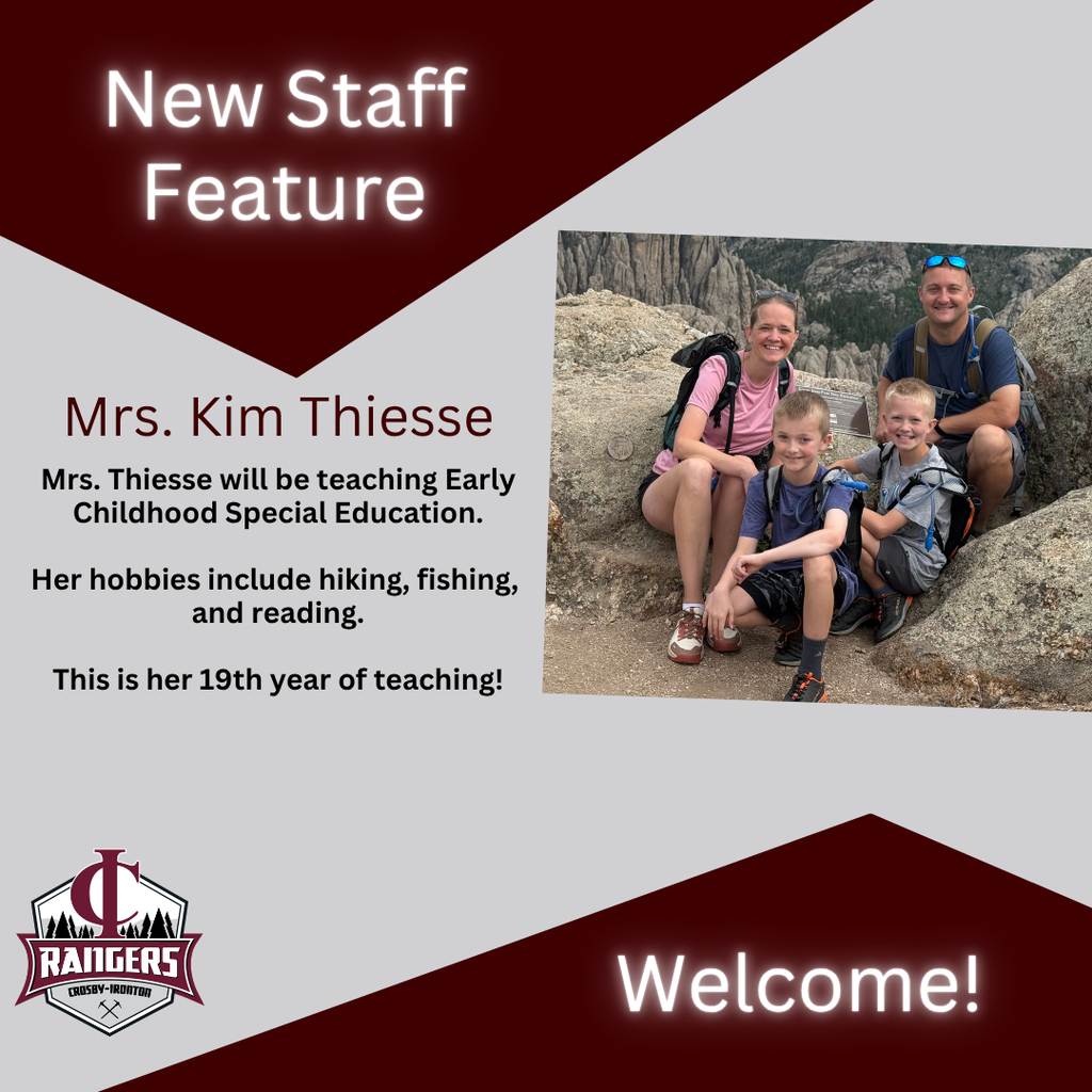 Welcome new staff member Kim Thiesse to CRES and CI