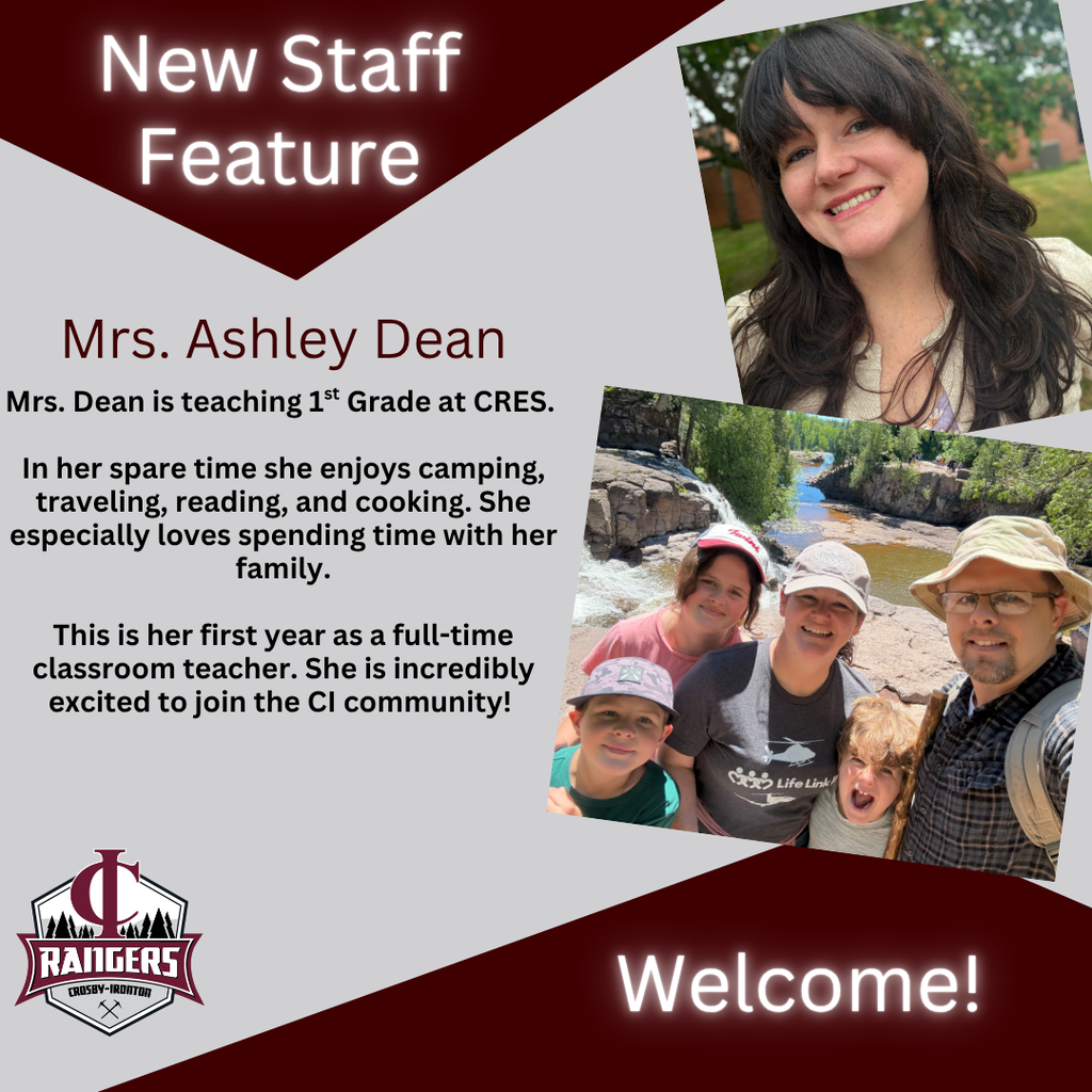 Mrs. Ashley Dean 1st grade teacher at CRES