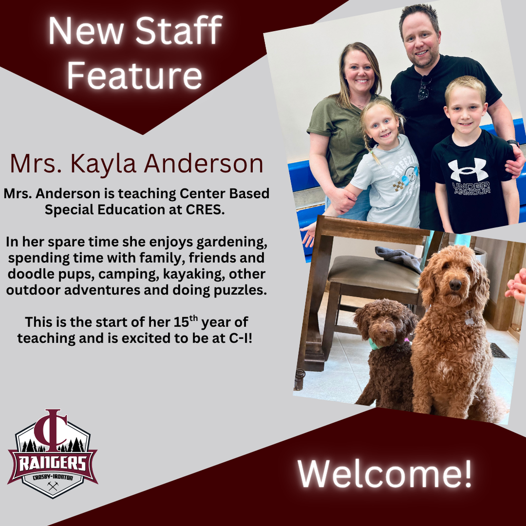 New teacher Kayla Anderson teaching special ed at CRES
