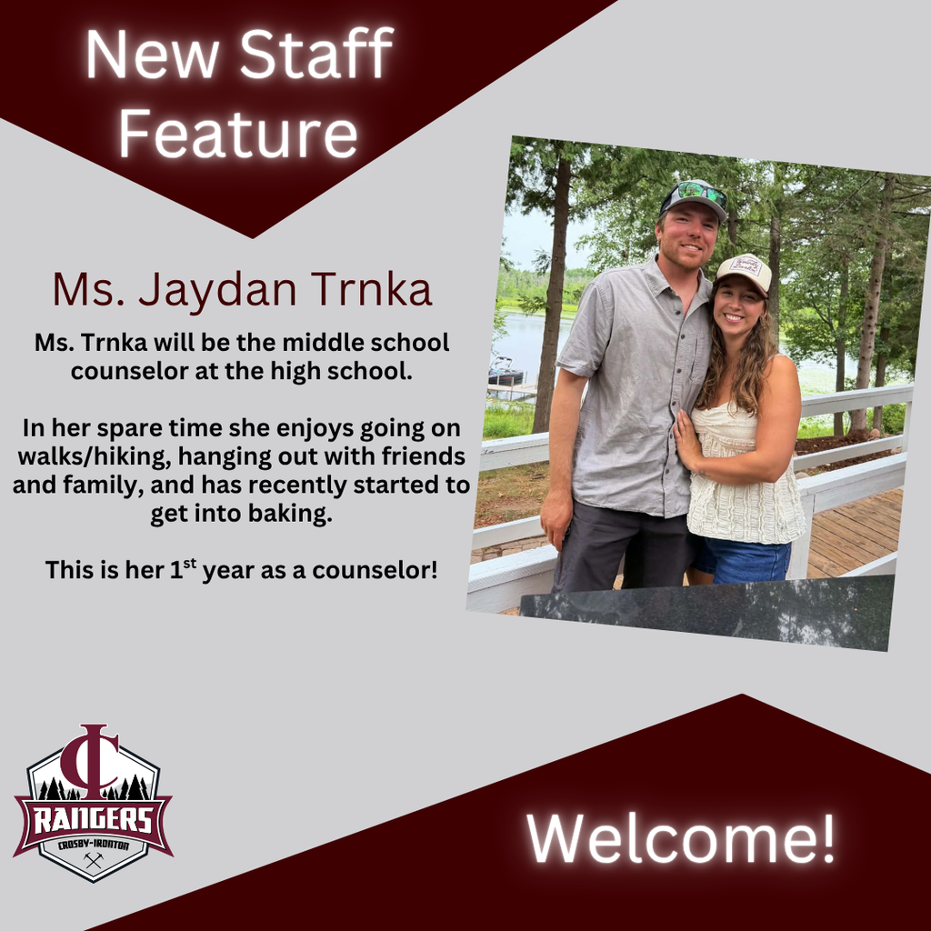 Ms. Jaydan Trnka middle school counselor