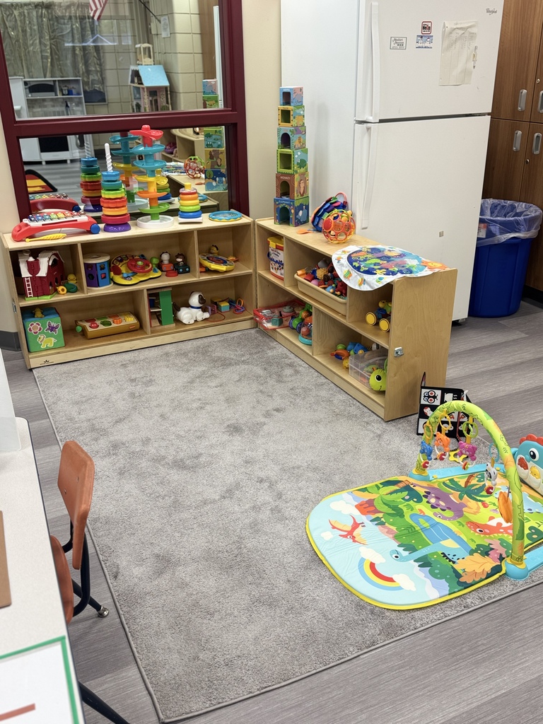 toy set up in the ECFE room