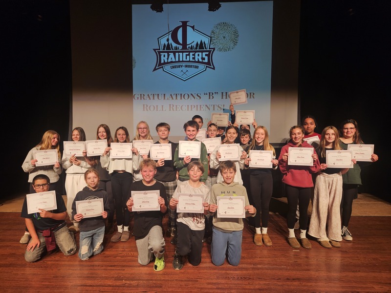 7th grade quarter 1 Ranger Way Awards for 7th graders