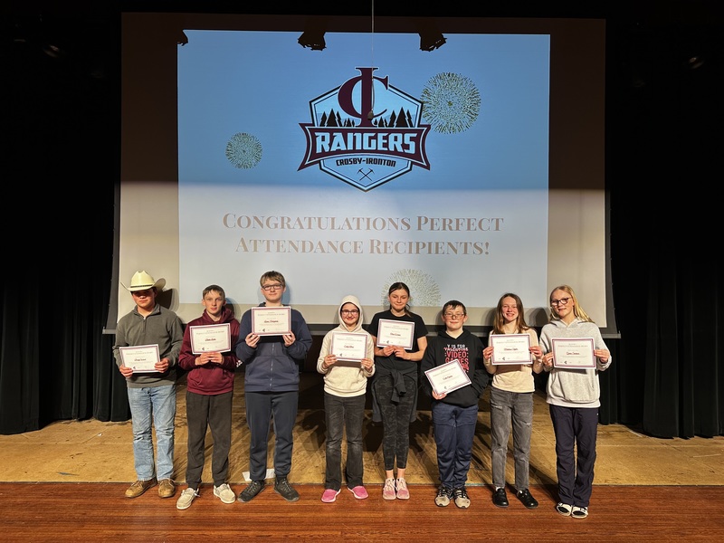 7th grade perfect attendance