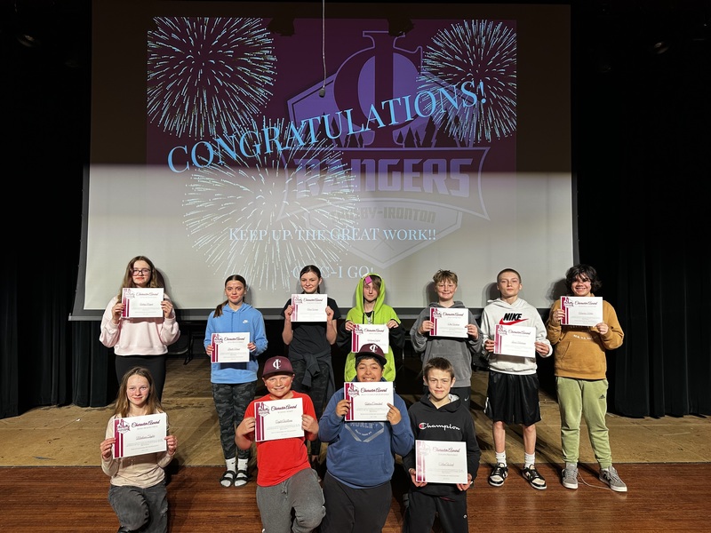 7th grade character award 3rd quarter 