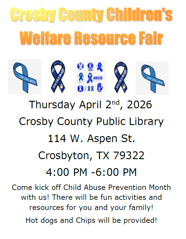 county child welfare flyer