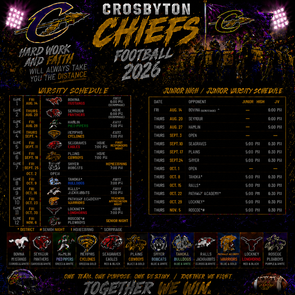 fb schedule