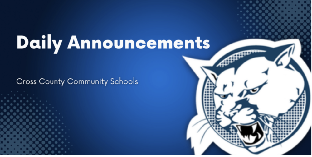Daily Announcements