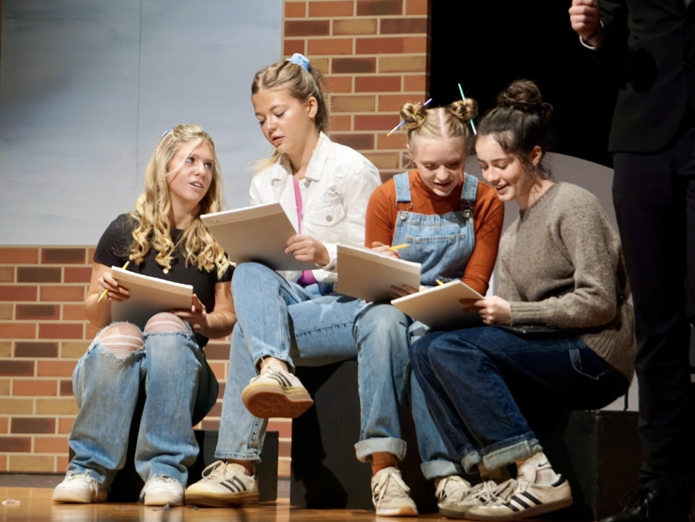 Madysen Berggren, Kylie Moore, Atlee Schweitzer, and Olivia Phillips as Artists