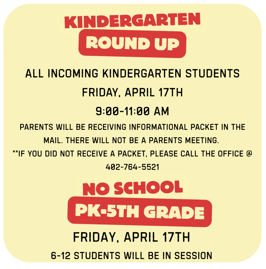Kindergarten Round Up
