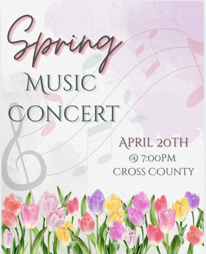 Spring Music Concert April 20- 7:00