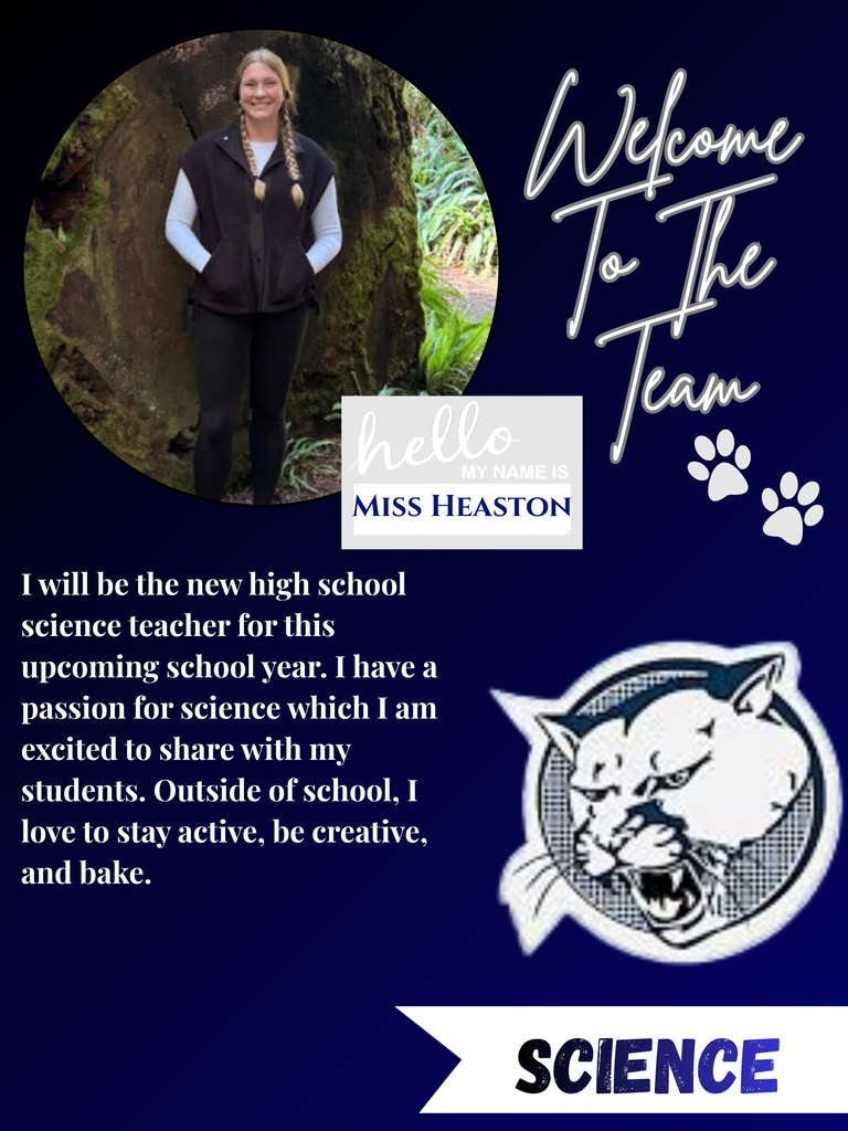 Welcome Miss Heaston