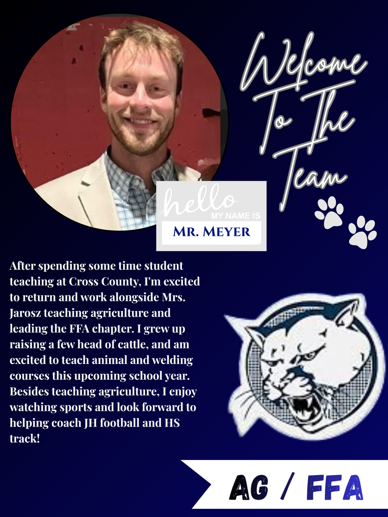 Welcome Mr. Meyer